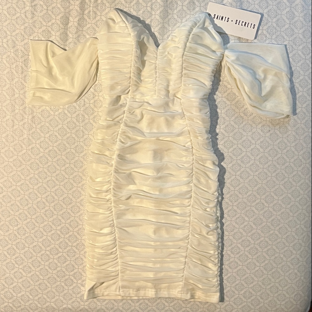 White Mini Dress NWT
